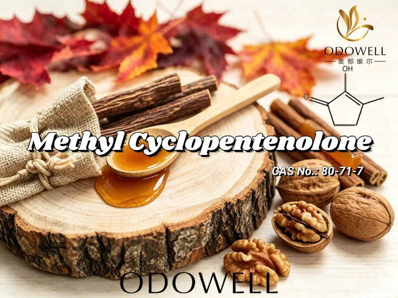ODOWELL-ek metil ciclopentenolona aurkezten du: astigar eta erregaliz ñabarduradun fruitu lurrinaren osagaia