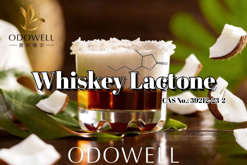 ODOWELL-ek whisky laktona gomendatzen du barril-zapore, koko eta txigortutako zaporeetarako.