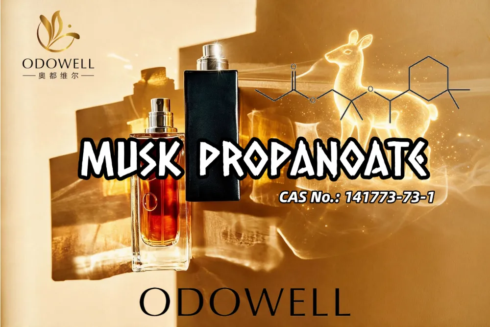 ODOWELL-ek musk propanoatoa gomendatzen du musk eta fruitu-lore usain modernoetarako.