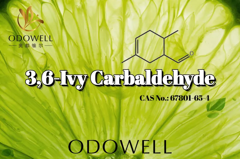 ODOWELL-ek 3,6-Ivy carbaldehidoa gomendatzen du zitrikoen usain oso berde eta garratzetarako.