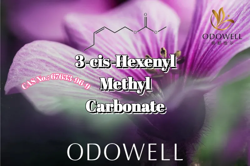 ODOWELL-ek 3-cis-hexenil metil karbonatoa gomendatzen du violeta-hosto natural eta usain berdeen aplikazioetarako